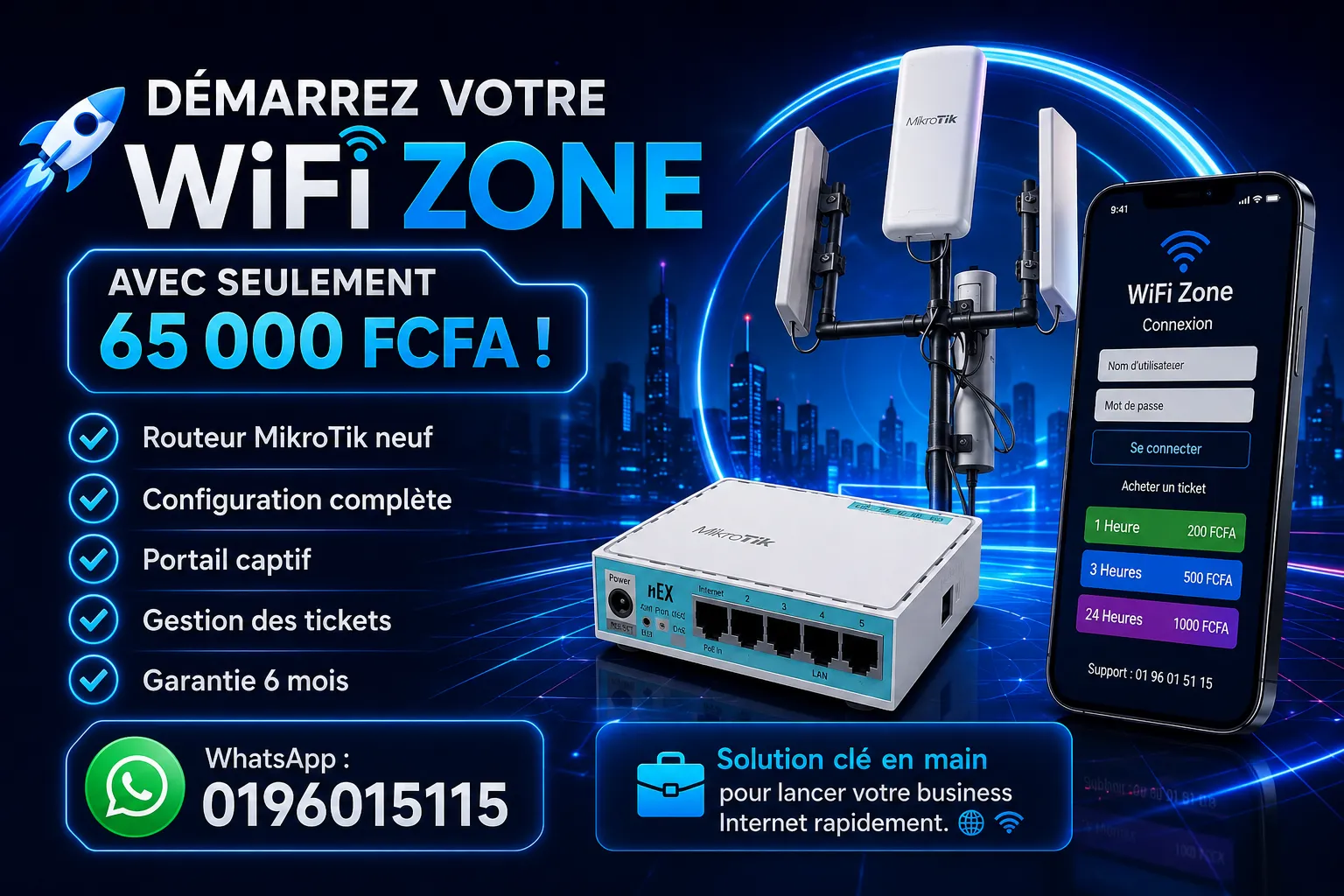 Installation wifi zone pro