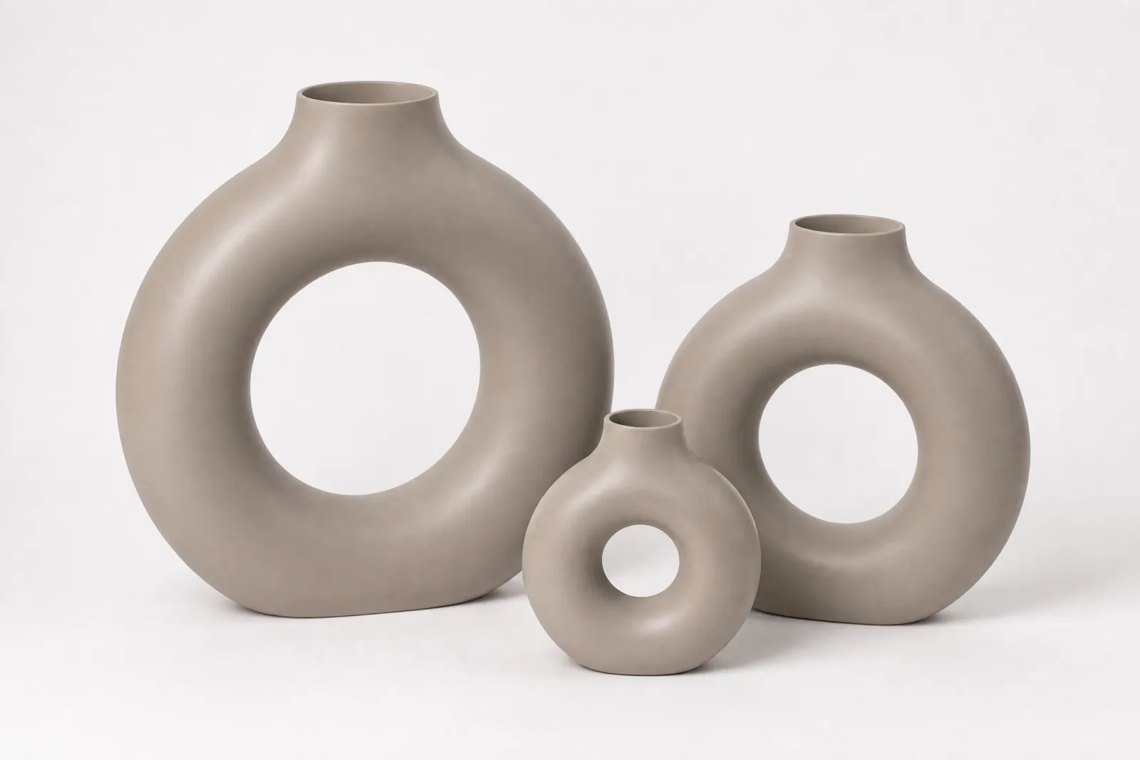 Pot de Fleur Donut (lot de 3)